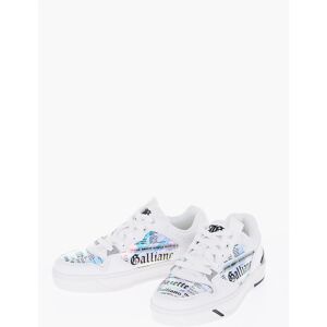 John Galliano Sneakers Basse in Ecopelle con Dettagli Iridescenti taglia 40