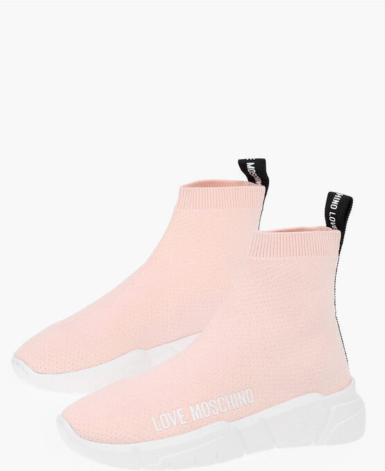 Moschino LOVE Sneakers Alte Sock GOMMA35 con Logo taglia 40