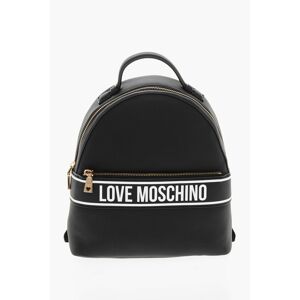 Moschino LOVE Zaino in Ecopelle con Logo Stampato a Contrasto taglia Unica