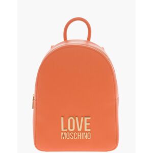 Moschino LOVE Zaino In Pelle Vegan Martellata con Logo Dorato taglia Unica