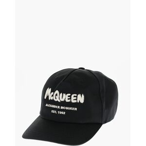 Alexander McQueen Cappello Baseball in Tinta Unita con Logo Ricamato taglia L