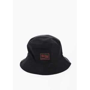 Raf Simons Cappello Bucket in Tinta Unita con Patch Logo taglia S/M