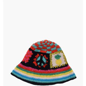 Alanui Cappello Cloche POSITIVE in Crochet Ricamato taglia Unica