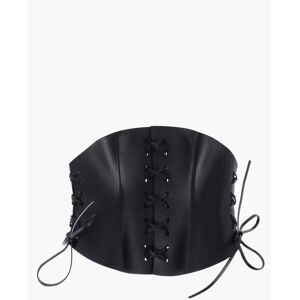 Christian Dior Corsetto in Pelle Lace-up con Doppia Fibbia Dorata 260mm taglia 70