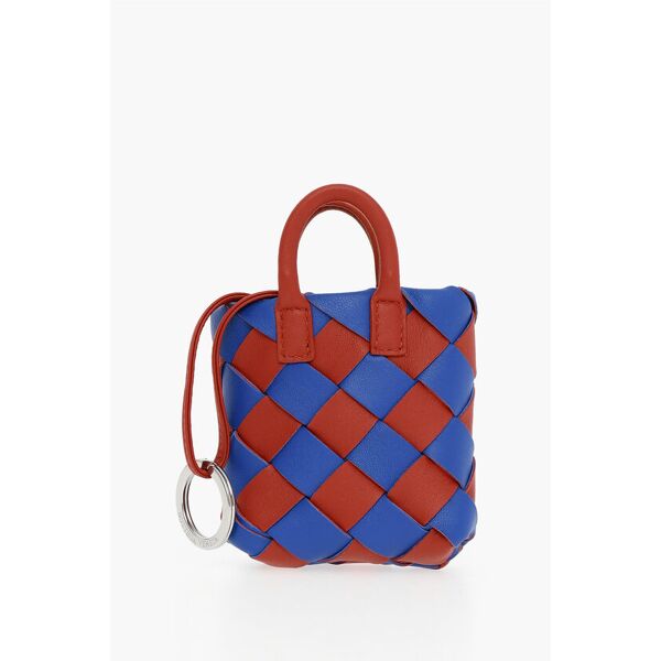 bottega veneta charm a borsa in nappa intrecciata bicolore taglia unica