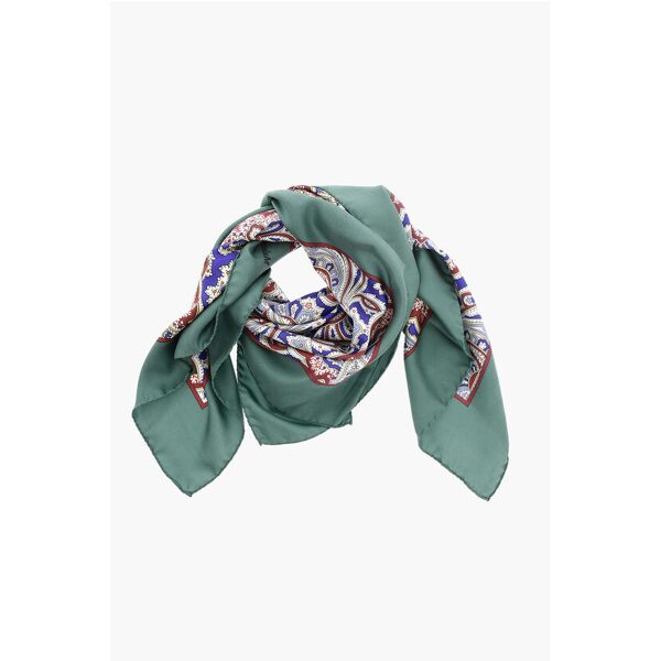 maison margiela mm1 foulard in seta in motivo paisley taglia unica