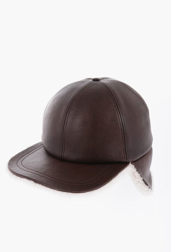 christian dior cappello baseball in shearling con paraorecchie taglia 58