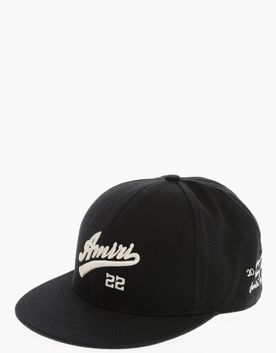 amiri cappello baseball in tinta unita con logo in rilievo taglia m