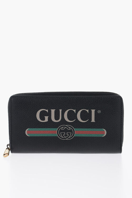 Gucci Portafoglio in Pelle Martellata con Maxi Logo taglia Unica