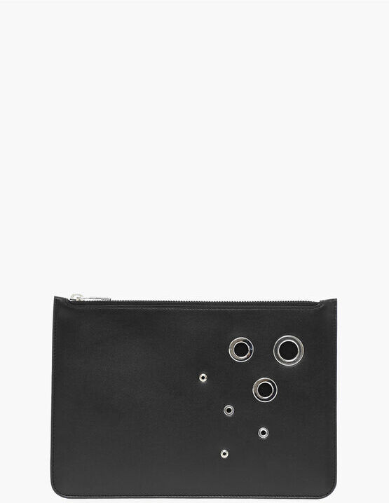 Neil Barrett Pouch in Pelle con Dettagli Occhielli taglia Unica