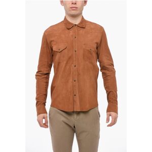 Tagliatore Camicia Sfoderata in Pelle con Doppio Taschino taglia 50