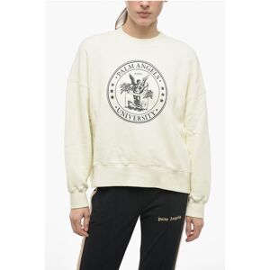 Palm Angels Felpa Hoodie COLLEGE in Cotone con Stampa taglia Xs