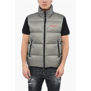 Dsquared2 Gilet Trapuntato con Stampa Logo taglia 52