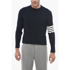 Thom Browne Maglia Girocollo BABY CABLE in Cotone Aran taglia 54