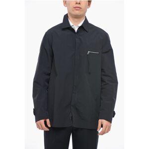 Fendi Overshirt in Nylon con Taschino a Zip taglia 48