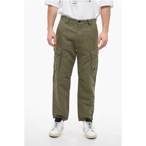 CP Company Pantaloni Cargo Loose Fit in Misto Lino taglia 48