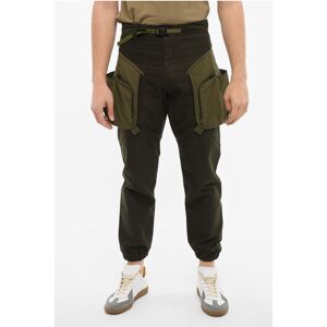 White Mountaineering Pantaloni Utility in Cotone con Fibbia Safety taglia M