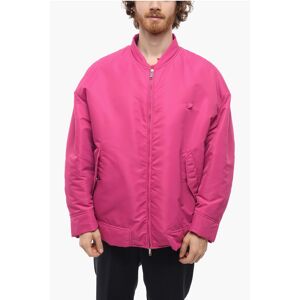 Valentino PINK PP Bomber ICONIC STUD con Fodera in Pelliccia taglia 46