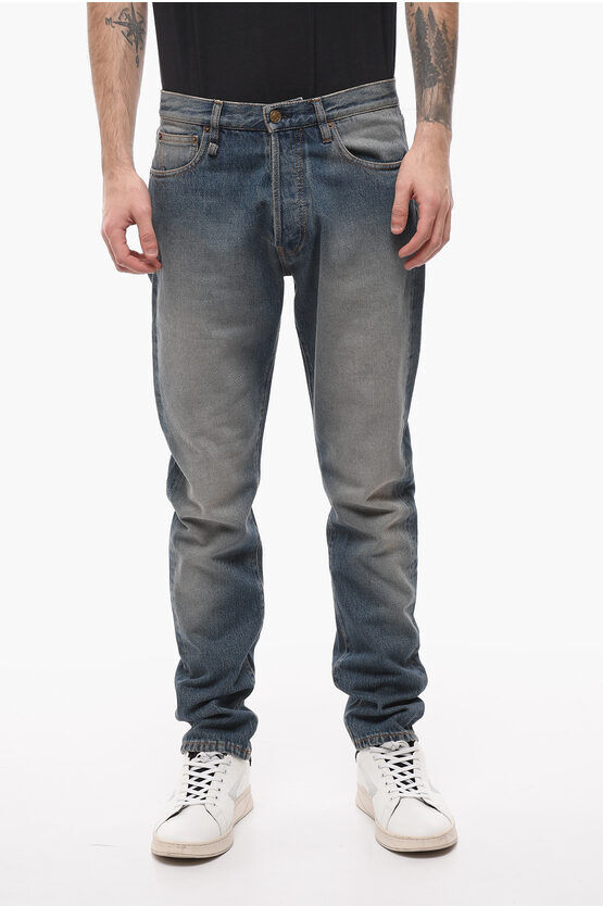 4SDesigns 2-2 Jeans Slim Fit GOODWILL in Denim Delavè 14cm taglia 33