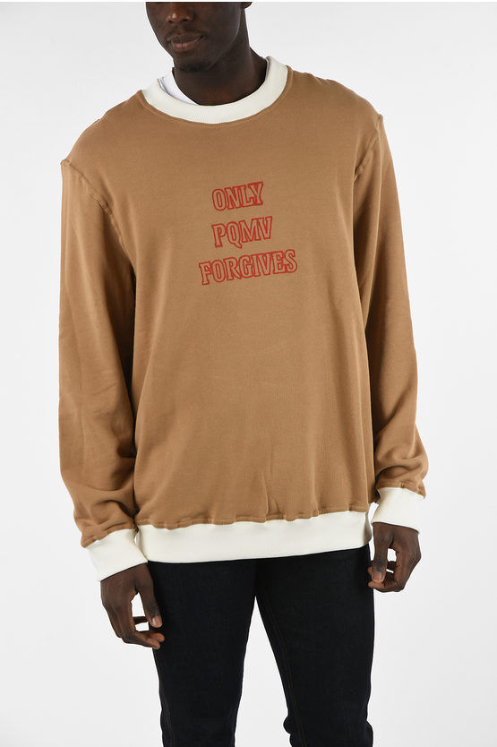 Plus Que Ma Vie Felpa Girocollo Oversize con stampa taglia 46 Plus Que Ma Vie Felpa Girocollo Oversize con stampa taglia 46