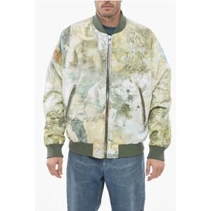 Balmain Bomber Reversibile con Stampa Sky Multicolor taglia 52