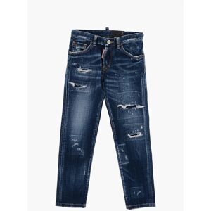 Dsquared2 Jeans Distressed con Bottone Logato taglia 10 A