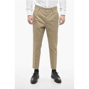 Prada Pantaloni Chino in Gabrdine di Cotone con Passanti taglia 50