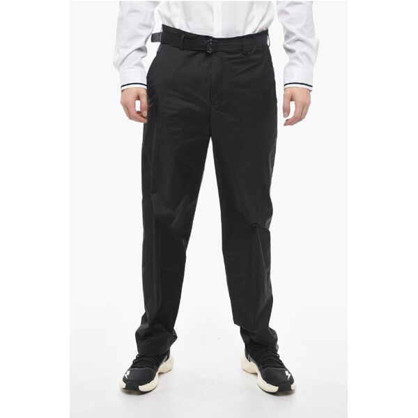 neil barrett pantaloni ando loose fit con cintura industrial taglia 50