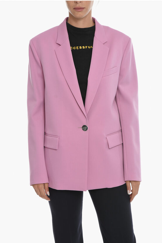 The Attico Blazer BIANCA in Misto Lana Vergine taglia 42