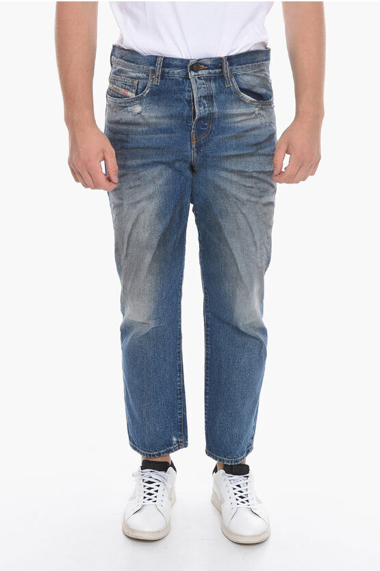 Diesel Jeans Distressed 2020 D-VIKER con Effetto Délavé 20 cm L.30 taglia 32