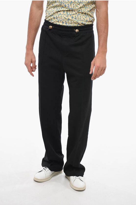 Versace Joggers in Cotone con Coulisse Gioiello taglia L