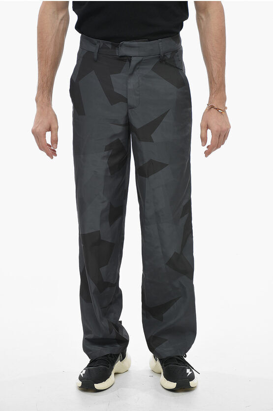 Neil Barrett Pantaloni LIAM Loose Fit Camouflage taglia 44