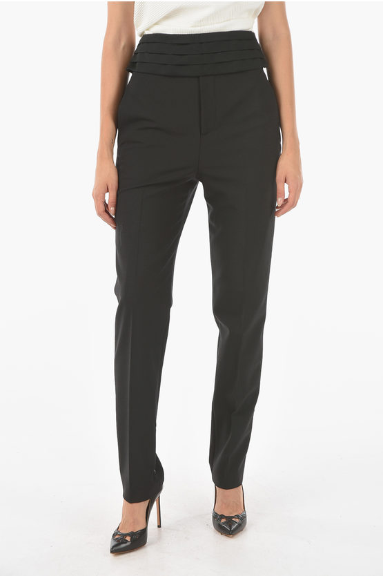 Neil Barrett Pantaloni MENS FIT TUX con Dettaglio Removibile in Satin taglia 38