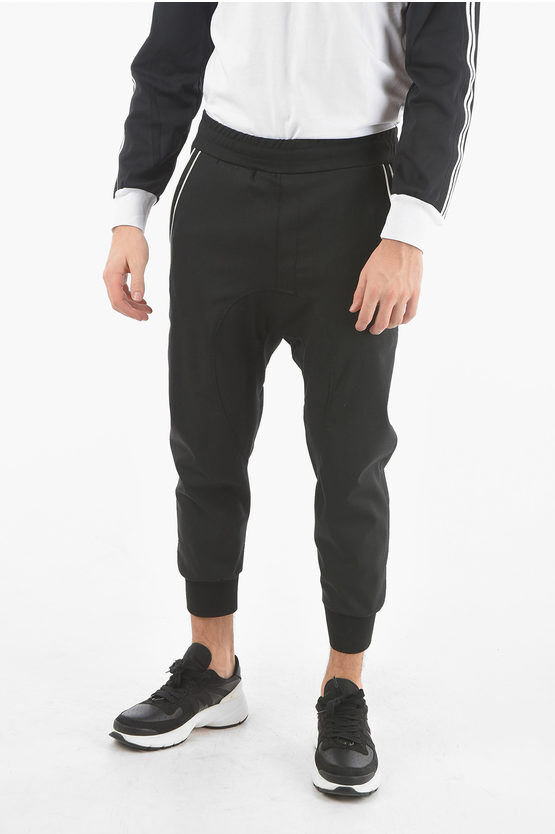 Neil Barrett Pantaloni SLOUCH FIT a Vita Bassa con Bande a Contrasto taglia 54