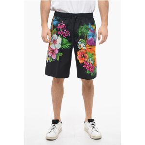 Dolce&Gabbana Shorts in Cotone con Stampa Hawaiiana taglia 50