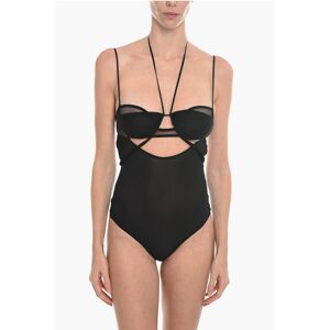 Nensi Dojaka Body Trasparente Con Dettagli Cut-Out taglia M