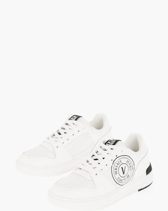 Versace JEANS COUTURE Sneakers Basse STARLIGHT in Pelle e Tessuto co taglia 44