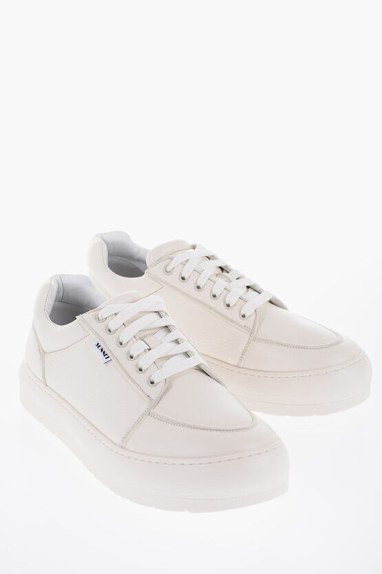 SUNNEI Sneakers Basse DREAMY in Pelle taglia 43