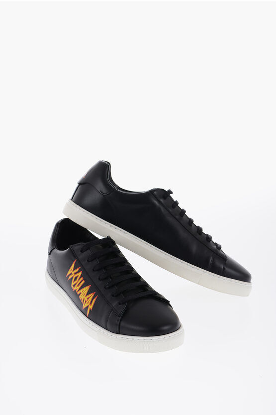 Dsquared2 Sneakers Basse in pelle con Dettaglio Logo taglia 43