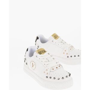 Versace JEANS COUTURE Sneakers Basse COURT 88 in Pelle Martellata co taglia 38