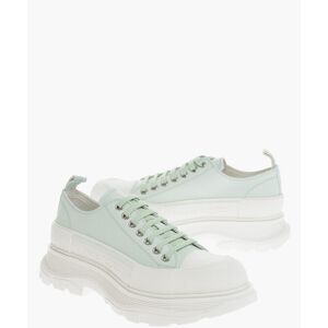 Alexander McQueen Sneakers Low-Top In Pelle Con Suola Platform taglia 41,5