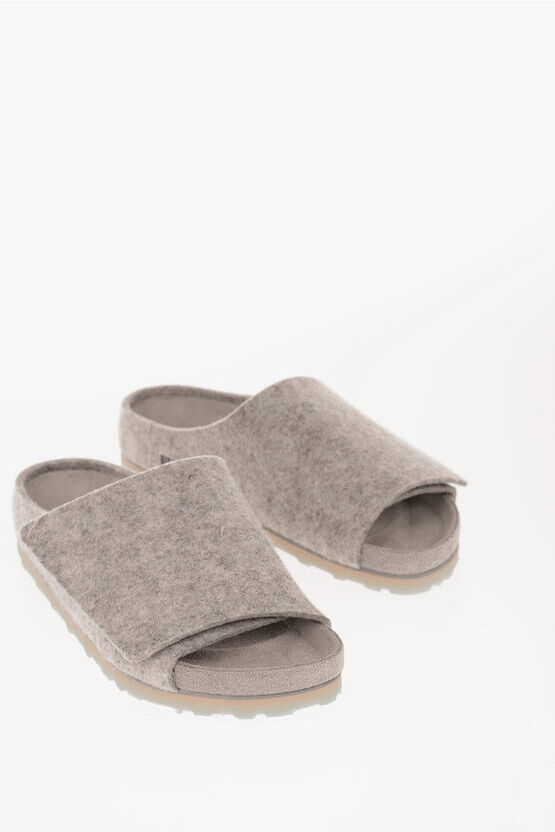 Birkenstock FEAR OF GOD Sandali LOS FELIZ in Feltro di Lana a Tinta Unit taglia 39