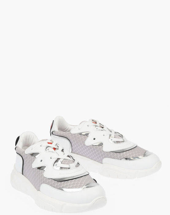 Moschino LOVE Sneakers in Pelle e Tessuto RUNNNING35 con Dettaglio Cu taglia 39