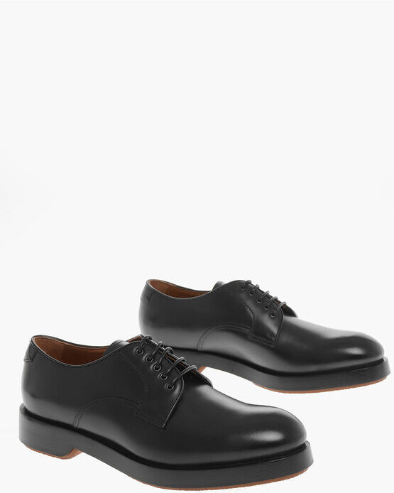 Zegna Scarpe Derby UDINE in Pelle con Suola Platform taglia 9