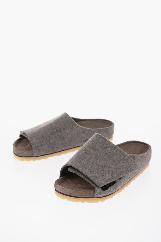 Birkenstock Sliders FELIZ in Lana Con Chiusura in velcro taglia 41