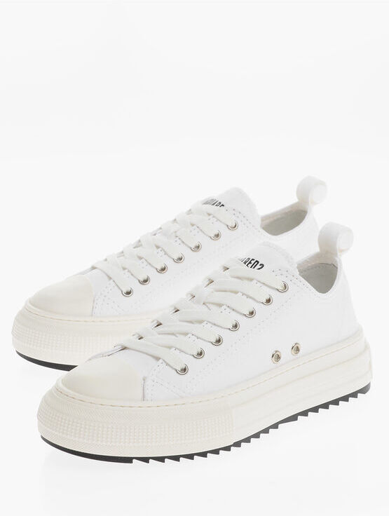 Dsquared2 Sneakers Basse BERLIN In Cotone con Suola Track taglia 39