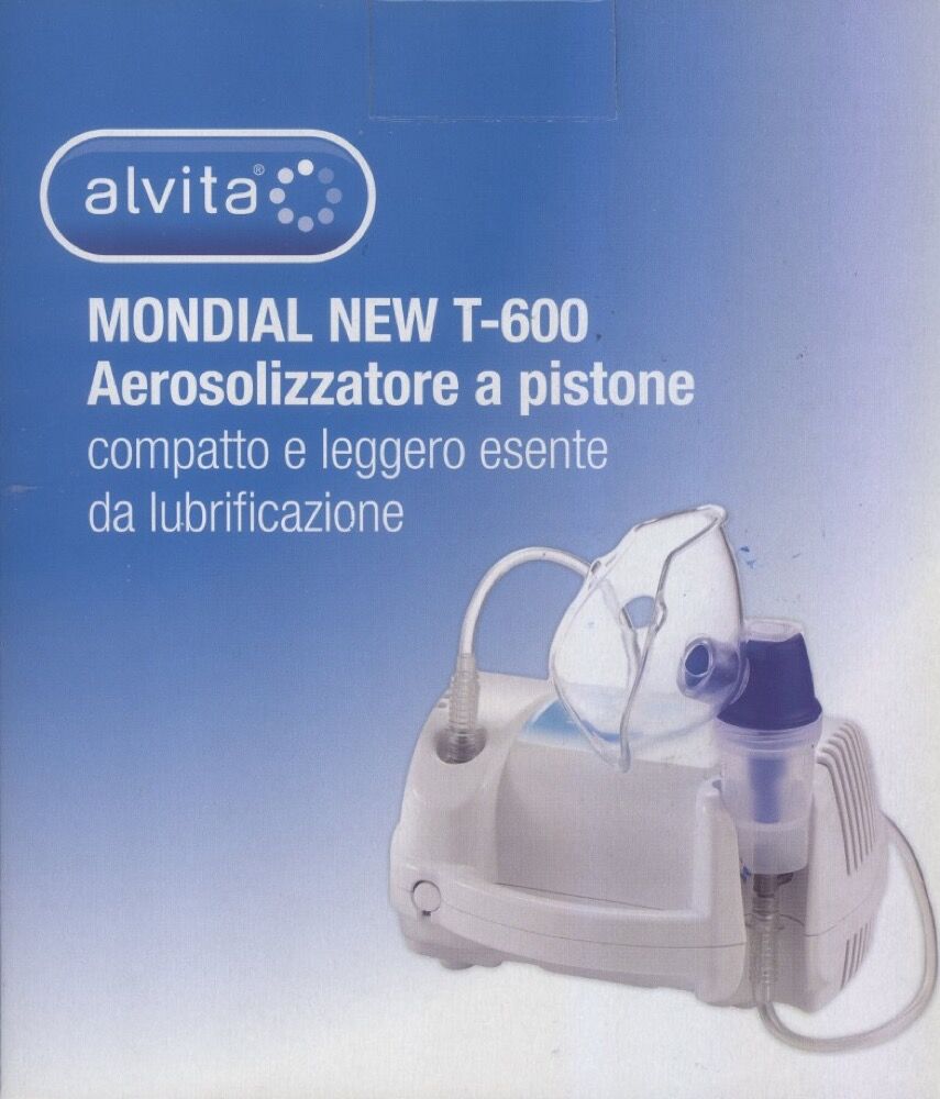 Alvita Mondial New T-600 - Aerosolizzatore a Pistone Alvita Mondial New T-600 - Aerosolizzatore a Pistone