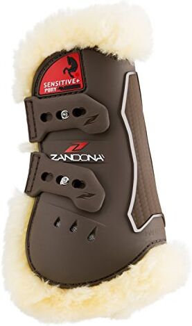 Zandonà Carbon Air Sensitive+ Pony Tendon, Protezioni per Cavalli Unisex-Adulto, Marrone, Taglia Unica