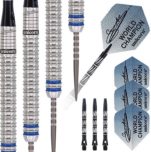 Unicorn Darts Gary Anderson Champ, Freccette Unisex-Adulto, Blu, 25 g