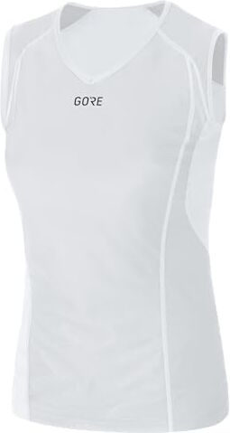 GORE WEAR GOREWEAR M Donna GORE WINDSTOPPER Base Layer Maglia senza maniche, Grigio Chiaro/Bianco, 36